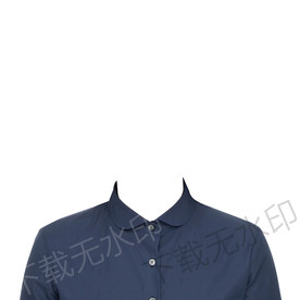 证件照深色衬衫模板