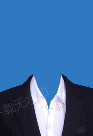 证件照女性西装模板