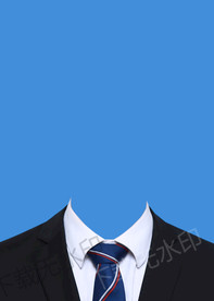 证件照西装男士衣服