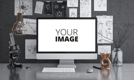 电脑屏幕展示样机