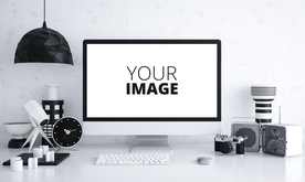 电脑屏幕展示样机