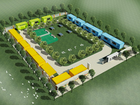 环卫家园鸟瞰图