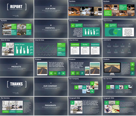 最新绿色健康PPT 环保PPT