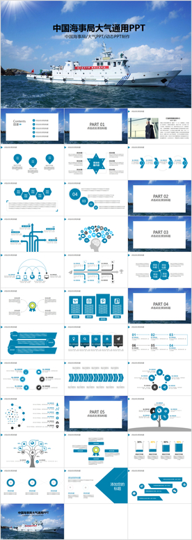 中国海事局专用工作报告PPT