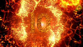 火焰10秒大气倒计时AE模板