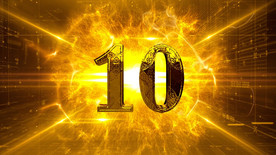 金色大气10秒倒计时AE模板