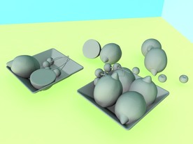 水果模型 苹果模型 篮子 篮子