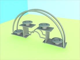 烛台模型 简约 C4D模型