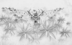 麋鹿新款装饰画 TIF分层