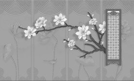 花纹新款装饰画 TIF分层