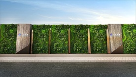 草皮围挡3D设计