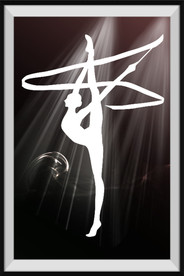 艺术芭蕾舞玄关装饰画背景墙