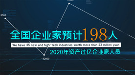 企业数据介绍AE模板