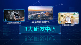 企业科技数据展示AE模板