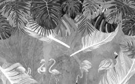 羽毛现代装饰画 TIF分层