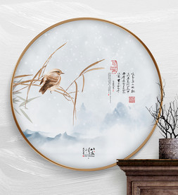 花鸟画 无框画 装饰画