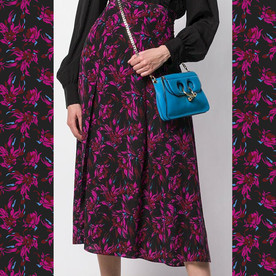 手绘 花 大牌 女装