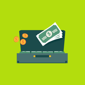 矢量图 货币 财经 业务 财