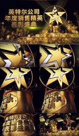 公司年会年度销售精英颁奖表彰盛