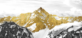 雪山 新中式装饰画 装饰画