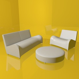 沙发模型 休闲沙发 休闲座椅