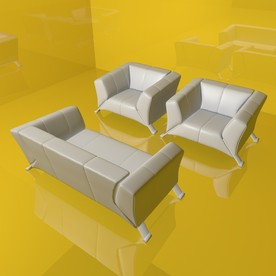 沙发模型 休闲沙发 休闲座椅