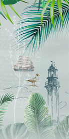 欧式 装饰玄关画 TIF分层