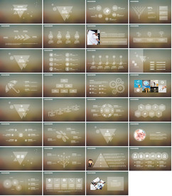 大气清新绿色公司宣传PPT模板