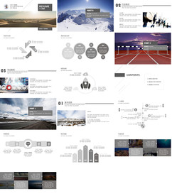 高档大气时尚彩色PPT