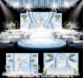 婚礼设计主题婚礼蓝色婚礼