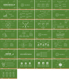 清新简约说课教育培训PPT课件
