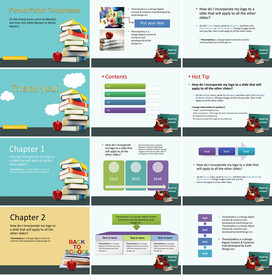 绿色时尚教育培训PPT模板