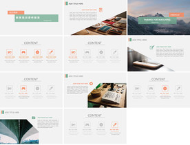 绿色时尚教育培训PPT模板