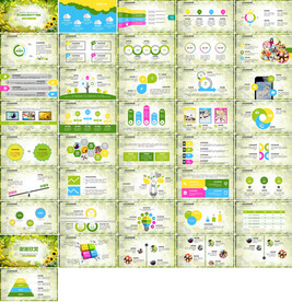 绿色时尚教育培训PPT模板