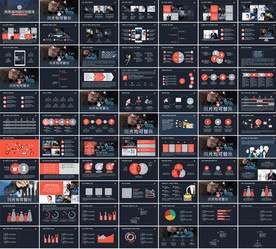 高端科技企业融资计划PPT模版