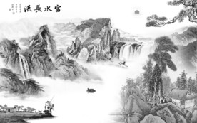 极品意境新山水画 TIF分层