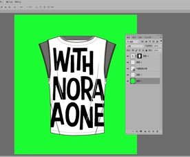 时尚涂鸦英文女装印花图案设计