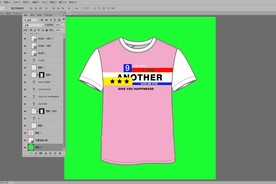 时尚英文粉红底彩色字母流行时尚