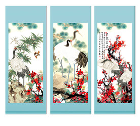 国画松竹梅