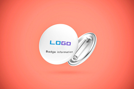 徽章效果图贴图