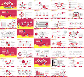 手绘卡通教师说课教育PPT模板
