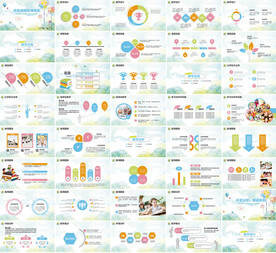 清新简约说课教育培训PPT课件