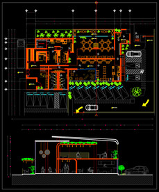 酒吧餐厅整体CAD图纸（之二）