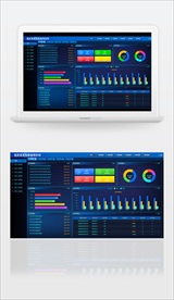 档案管理数据可视化大屏
