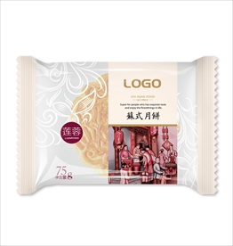 苏式月饼卷膜平面展开图