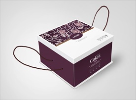 蛋糕盒平面展开图