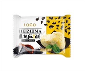 芝麻酥饼卷膜平面展开图