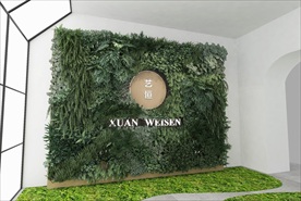 人工草皮绿植背景