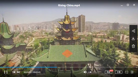 城市生活发展的中国实拍视频素材