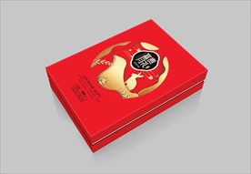 月饼包装平面展开图